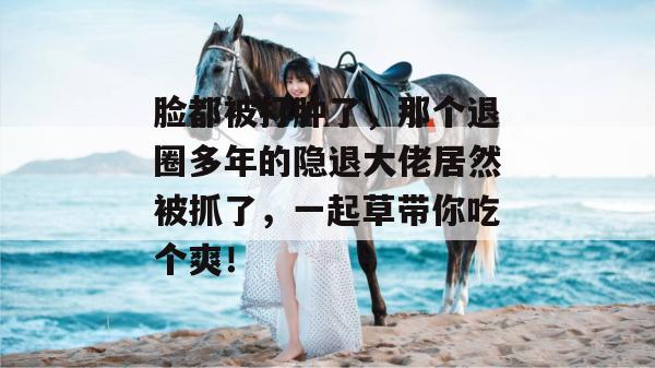 脸都被打肿了,那个退圈多年的隐退大佬居然被抓了,一起草带你吃个爽!